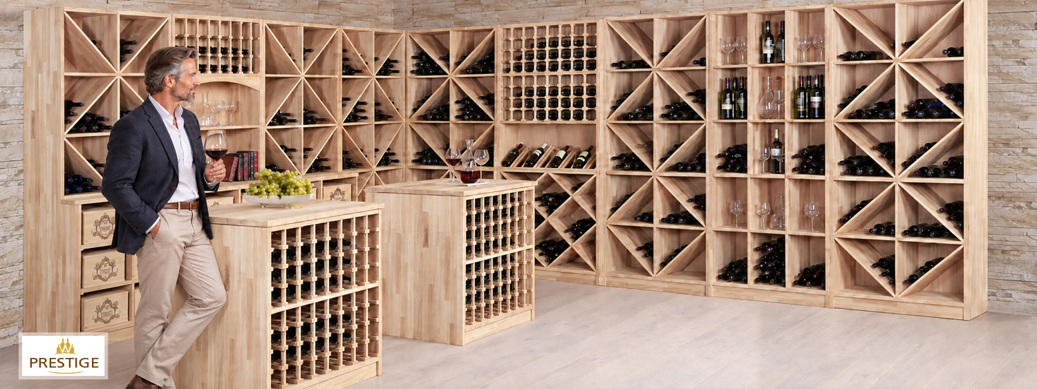 PRESTIGE - Scaffali da vino in quercia