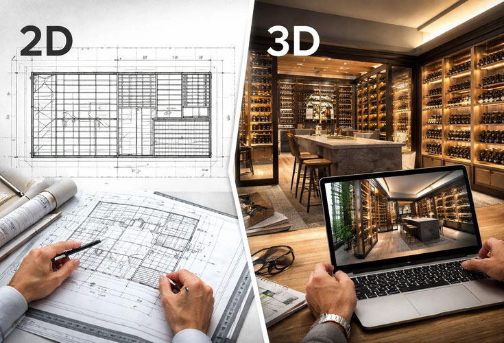 Visualizzazione in 2D e 3D