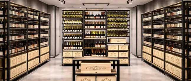 Sistema di portabottiglie per vini Black Pure WOOD