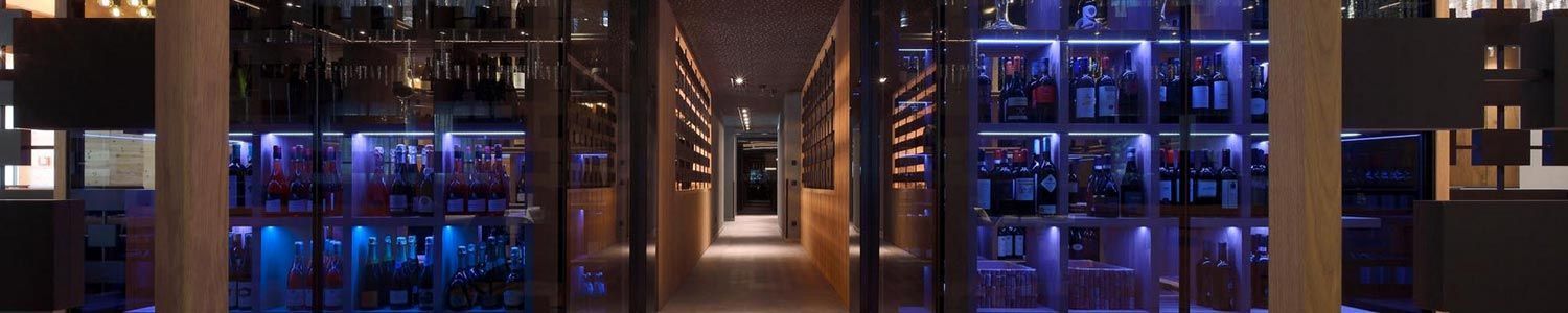 Cantina vetrata climatizzata