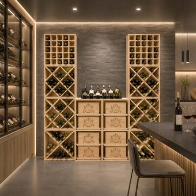 Immagine del prodotto per 'Portabottiglie vino CUBE 52 in legno'