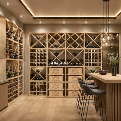 Immagine del prodotto per 'Portabottiglie vino CUBE 52 in legno'