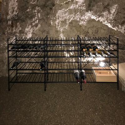 Immagine del prodotto per 'LA CAVE sistema portabottiglie in metallo, H 90 cm'