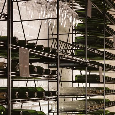 Immagine del prodotto per 'Weinregalsystem LA CAVE aus Metall'