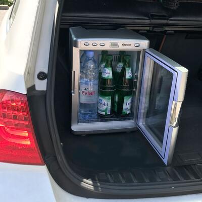 Immagine del prodotto per 'Mini-frigo 19 litri con spina di rete, 12V'