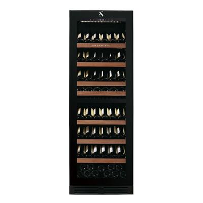 Immagine del prodotto per 'Cantinetta vino a due zone WLB-460DFLD-Mix, 172 cm, 124-163 bottiglie'