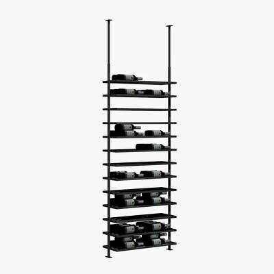 Immagine del prodotto per 'Portabottiglie BLACK PURE SELECT per il montaggio a soffitto, modello 2, regolabile in altezza'
