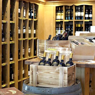Immagine del prodotto per 'Sistema di portabottiglie Barolo in legno di abete, marrone chiaro'