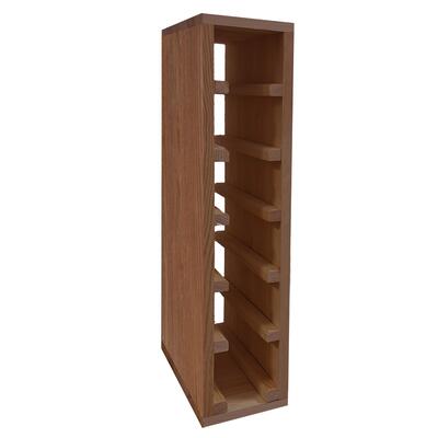 Immagine del prodotto per 'Portabottiglie 60 cm, modulo stretto per 6 bottiglie, tinto marrone'