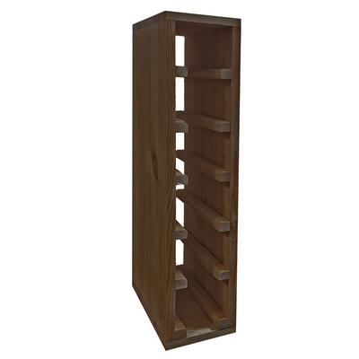Immagine del prodotto per 'Portabottiglie 60 cm, modulo stretto per 6 bottiglie, tinto marrone'