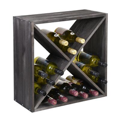 Immagine del prodotto per 'Portabottiglie cube 52 cm, modulo X,marrone'