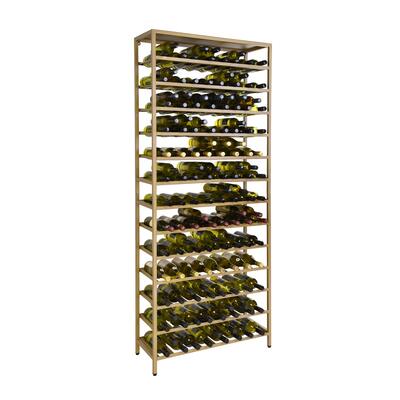 Immagine del prodotto per 'Portabottiglie in metallo BLACK PURE, modello 1, verniciato a polvere color oro'