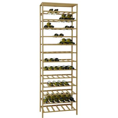 Immagine del prodotto per 'Portabottiglie in metallo BLACK PURE, modello 2, stretto, verniciato a polvere color oro'