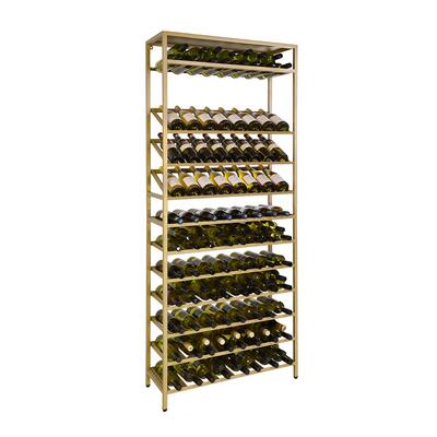 Immagine del prodotto per 'Portabottiglie in metallo BLACK PURE, modello 5, verniciato a polvere, oro'