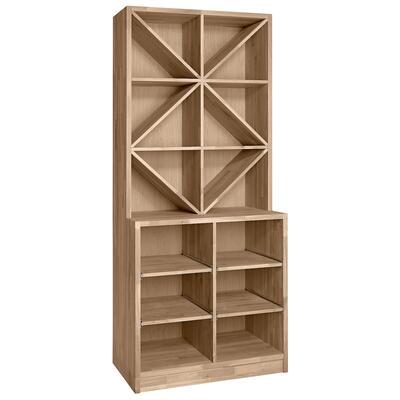 Immagine del prodotto per 'Portabottiglie vino PRESTIGE 7 rovere, tinto marrone'