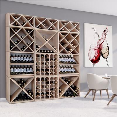 Immagine del prodotto per 'Sistema di portabottiglie VINVARIO, 60 cm, rovere naturale'