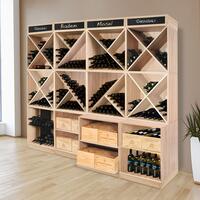 Immagine del prodotto per 'Portabottiglie vino CAVEPRO in legno, rovere chiaro'