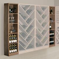 Immagine del prodotto per 'Cantinetta vino PRESTIGE 10 in legno di rovere massiccio'
