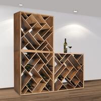 Immagine del prodotto per 'Portabottiglie ZEUS, rovere tinto marrone'