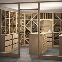 Immagine del prodotto per 'Portabottiglie PRESTIGE di alta qualit� in lengo rovere'
