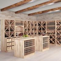 Immagine del prodotto per 'Portabottiglie PRESTIGE 1, rovere naturale'