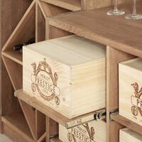 Immagine del prodotto per 'Portabottiglie PRESTIGE in legno di rovere tinto marrone'