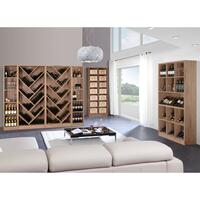 Immagine del prodotto per 'Portabottiglie PRESTIGE in legno di rovere tinto marrone'