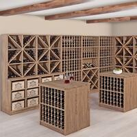 Immagine del prodotto per 'Portabottiglie vino PRESTIGE 1 rovere, tinto marrone'