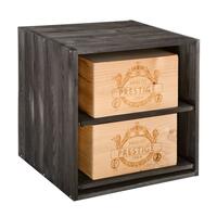 Immagine del prodotto per 'Portabottiglie cube 52 cm, per casse vino estraibile , marrone'