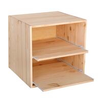 Immagine del prodotto per 'Portabottiglie Cubo 52 cm estraibile , naturale'