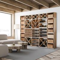 Immagine del prodotto per 'Sistema portabottiglie VINVARIO 60 cm, in legno di pino'