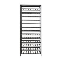 Immagine del prodotto per 'Portabottiglie in metallo BLACK PURE, modello 1, verniciato a polvere nera'