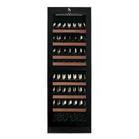 Immagine del prodotto per 'Cantinetta vino a due zone WLB-460DFLD-Mix, 172 cm, 124-163 bottiglie'