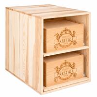 Immagine del prodotto per 'Portabottiglie per vino 60 cm, 2 estrattori per scatole di vino, P 60 cm'