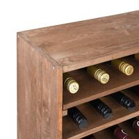 Immagine del prodotto per 'Portabottiglie vino 60 cm, modulo LINEA, marrone'