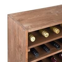 Immagine del prodotto per 'Portabottiglie vino 60 cm, modulo LINEA, marrone'