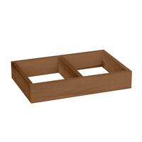 Immagine del prodotto per 'Portabottiglie 60 cm, base 45 cm di larghezza, mordenzata marrone'