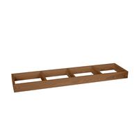 Immagine del prodotto per 'Portabottiglie 60 cm, base 120 cm di larghezza, mordenzata marrone'