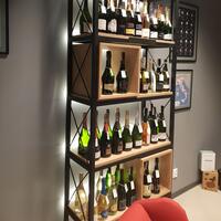 Immagine del prodotto per 'Portabottiglie STYLE in legno e metallo'