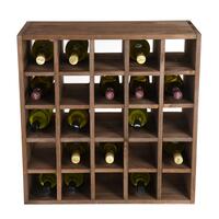 Immagine del prodotto per 'Portabottiglie 60 cm, Griglia, legno di pino tinto marrone'