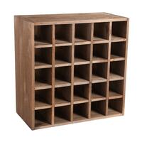 Immagine del prodotto per 'Portabottiglie 60 cm, Griglia, legno di pino tinto marrone'