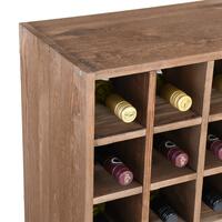 Immagine del prodotto per 'Portabottiglie 60 cm, Griglia, legno di pino tinto marrone'