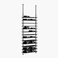 Immagine del prodotto per 'Portabottiglie BLACK PURE SELECT per il montaggio a soffitto, modello 2, regolabile in altezza'