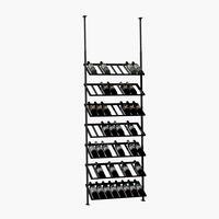 Immagine del prodotto per 'Portabottiglie BLACK PURE SELECT per montaggio a soffitto, modello 3, regolabile in altezza'