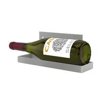 Immagine del prodotto per 'Portabottiglie da parete per 1 bottiglia 0.75l, colore argento'