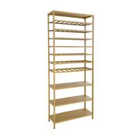 Immagine del prodotto per 'Portabottiglie in metallo BLACK PURE, modello 8, verniciato a polvere color oro'