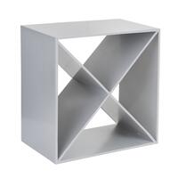 Immagine del prodotto per 'Cubo portabottiglie CARRE grigio argento'