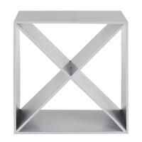 Immagine del prodotto per 'Cubo portabottiglie CARRE grigio argento'
