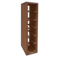 Immagine del prodotto per 'Portabottiglie 60 cm, modulo stretto per 6 bottiglie, tinto marrone'