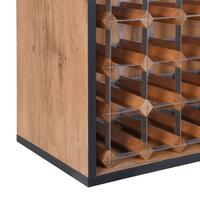 Immagine del prodotto per 'Modulo scaffale per 36 bottiglie, rovere rustico con bordo antracite'